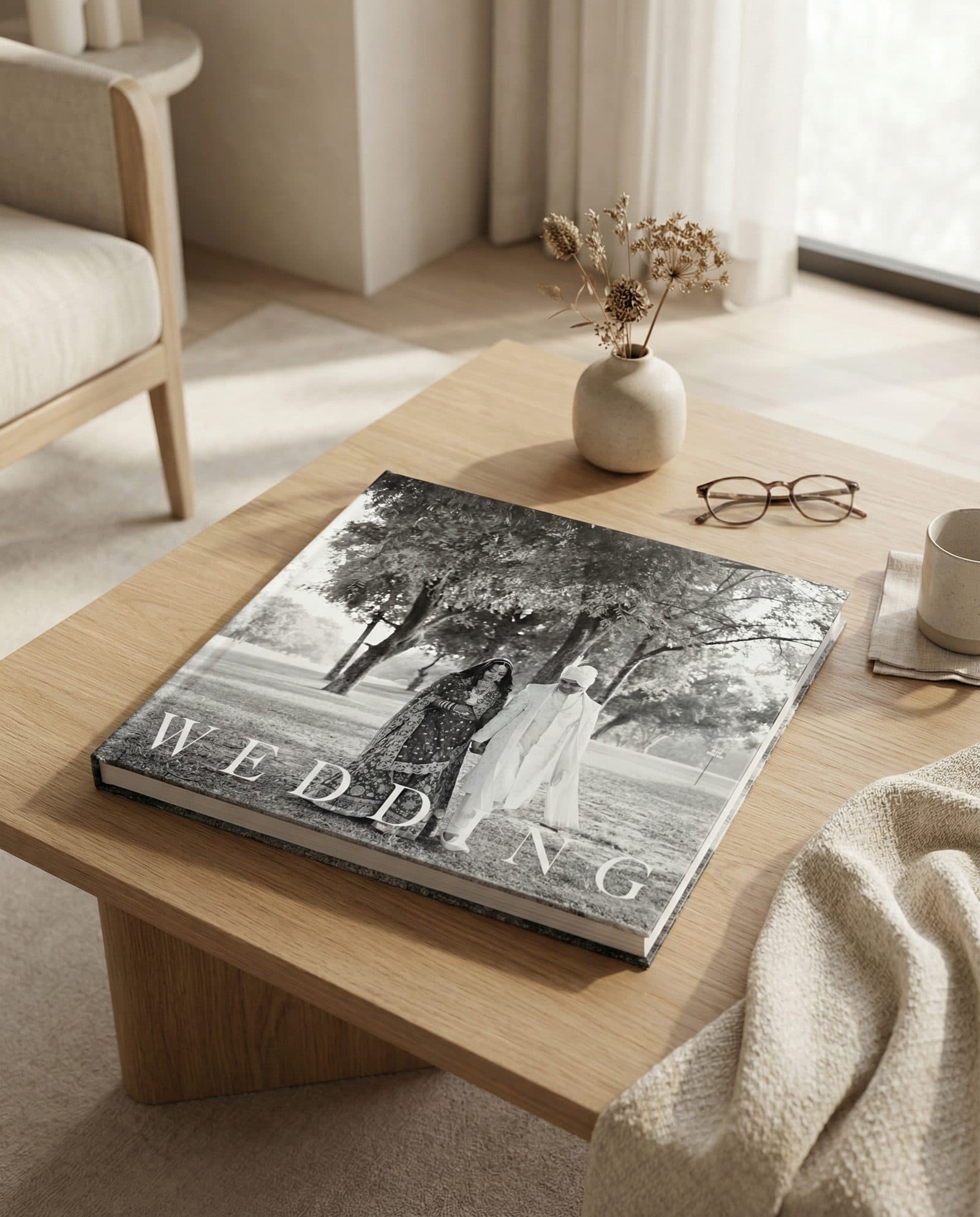 Square wedding book