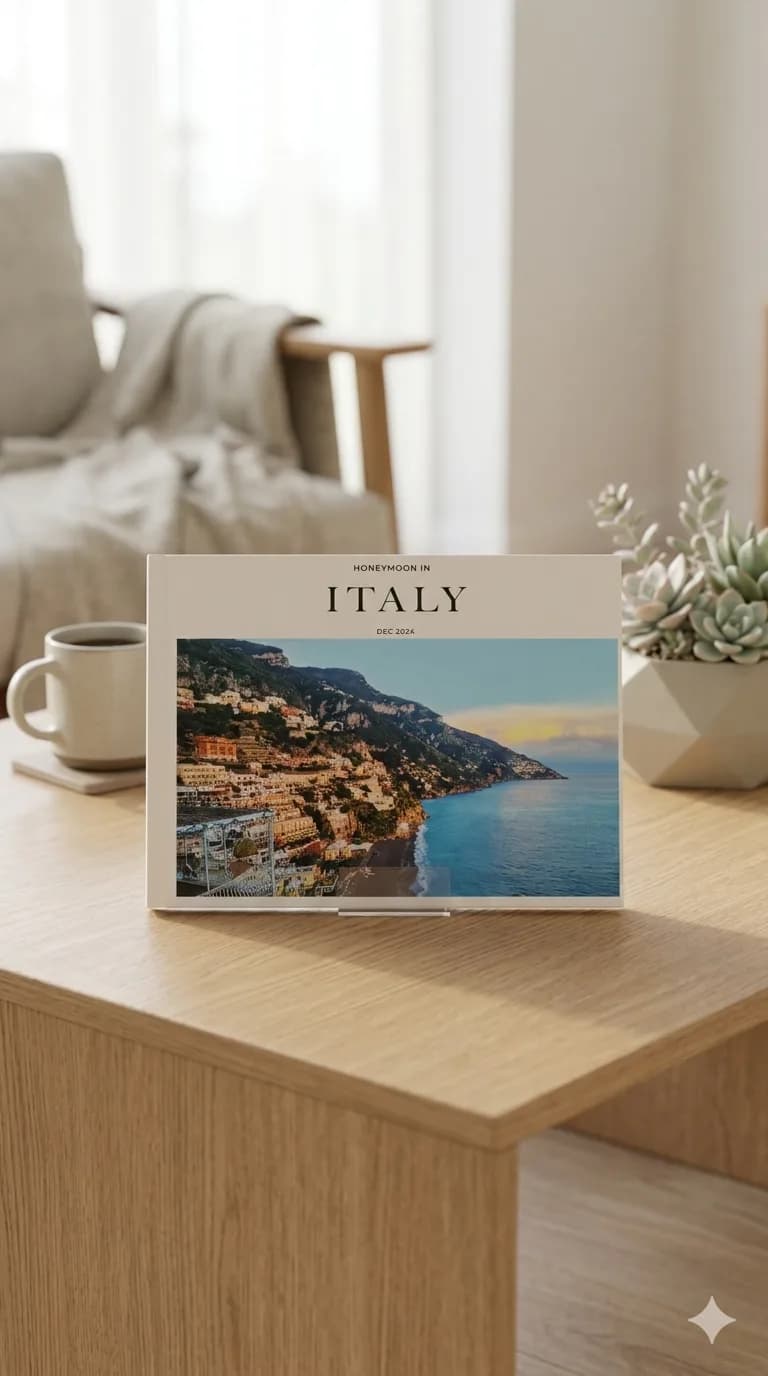 Landscape travel book